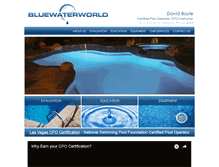 Tablet Screenshot of bluewaterworld.net